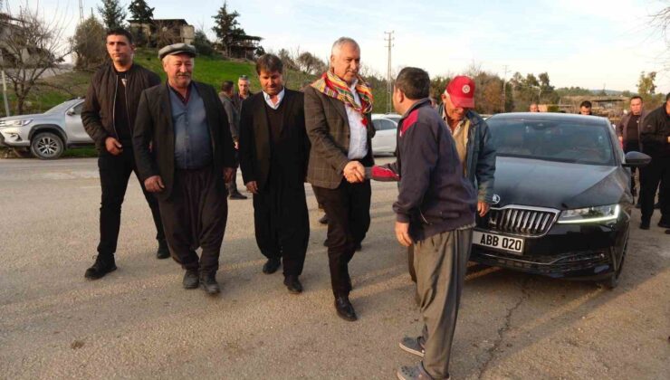 Zeydan Karalar Karaisalı’nın köylerinde halkla buluştu