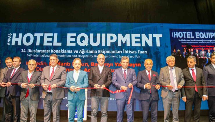 10 binin üzerinde ziyaretçinin ağırlanacağı Uluslararası Konaklama ve Ağırlama Ekipmanları İhtisas Fuarı kapılarını açtı