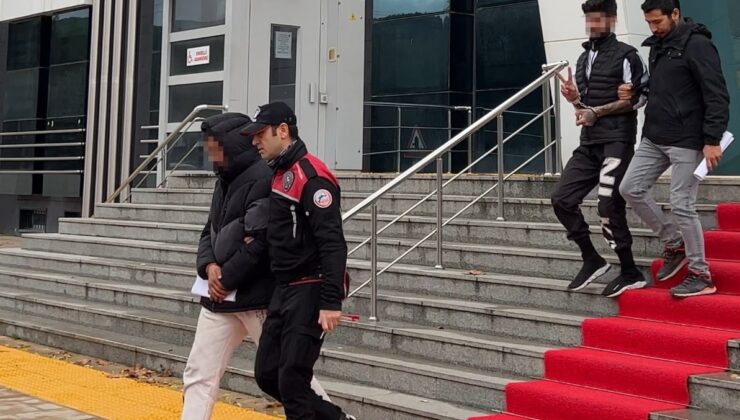 100 bin liralık uyuşturucuyla yakalandılar zafer işareti yaptılar