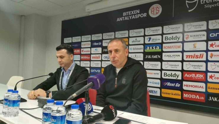 Abdullah Avcı: “Trabzonspor 1 puana sevinmez”