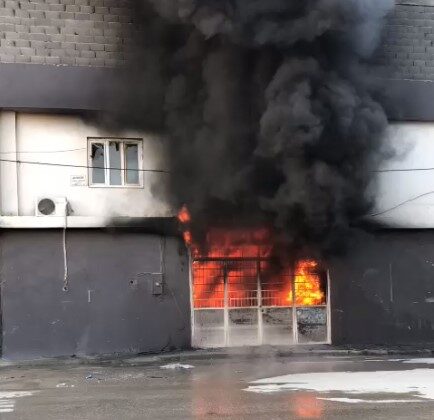 Adana’da atölye yangını