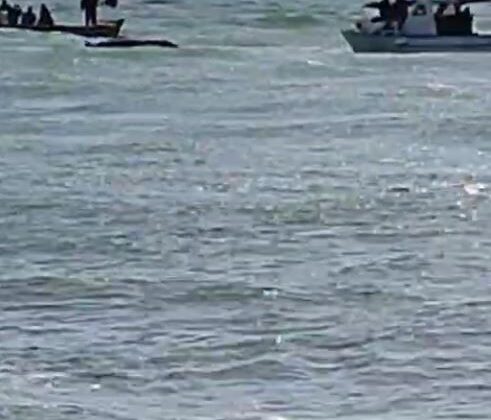 Alabora olan bottaki iki kişiyi balıkçılar kurtardı