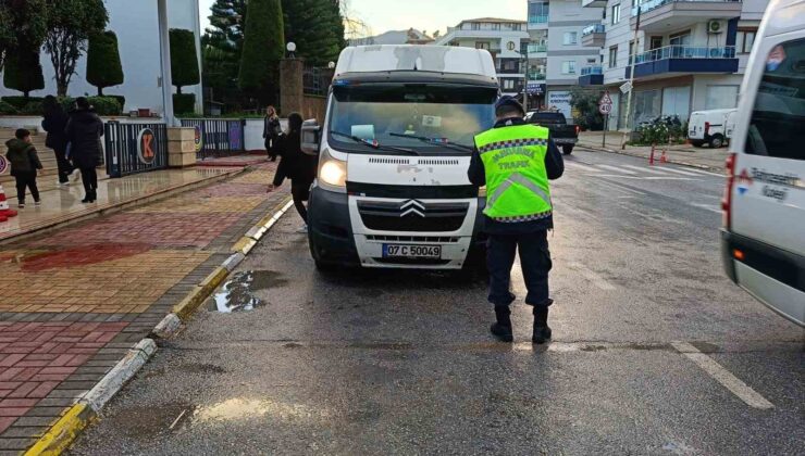 Alanya’da 11 araç trafikten men edildi