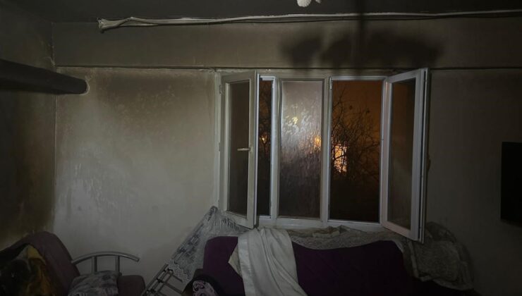 Antakya’da bir evde meydana gelen yangın büyümeden söndürüldü