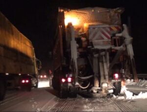 Antalya – Konya karayolunda ulaşıma “kar” engeli