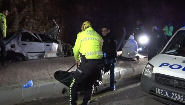 Antalya’da alkollü sürücünün kullandığı otomobil takla attı: 2 ölü, 3 yaralı