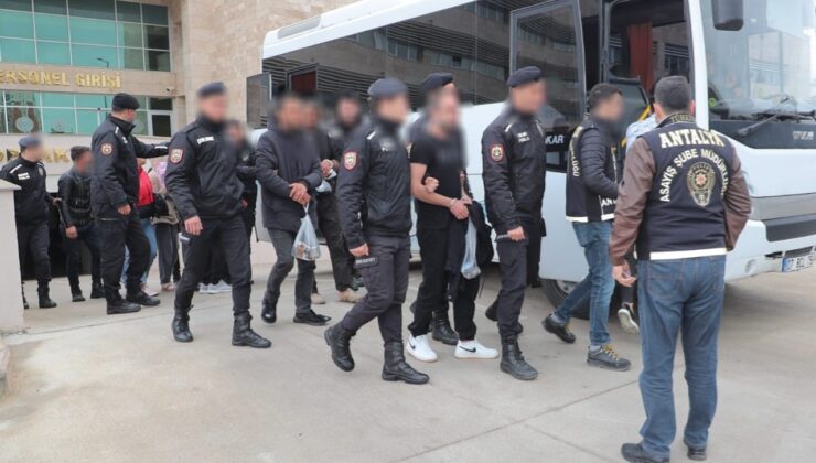 Antalya’da  bir haftada 220 şüpheli tutuklandı
