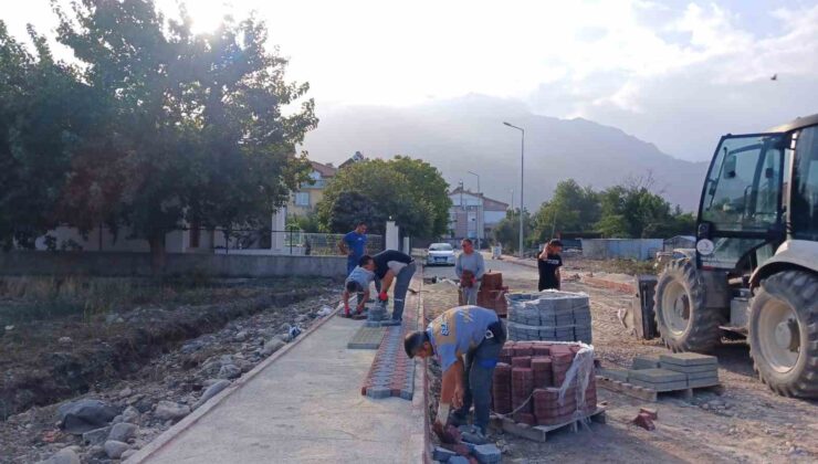 Arslanbucak Mahallesi’nde 2 sokakta altyapı çalışmaları tamamlandı