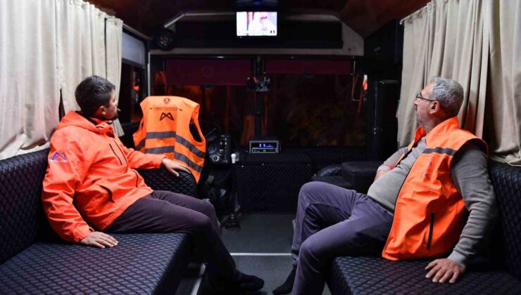 Belediye personeline ev gibi mobil otobüs