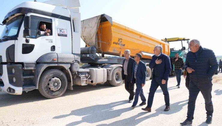 Ceyhan Sarımazı’da istinat duvarı yapılıyor, 19 km’lik yol yenileniyor