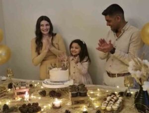 Depremden bu yana haber alınamayan anne, baba ve minik Asel’den geriye yürek yakan doğum günü görüntüleri kaldı