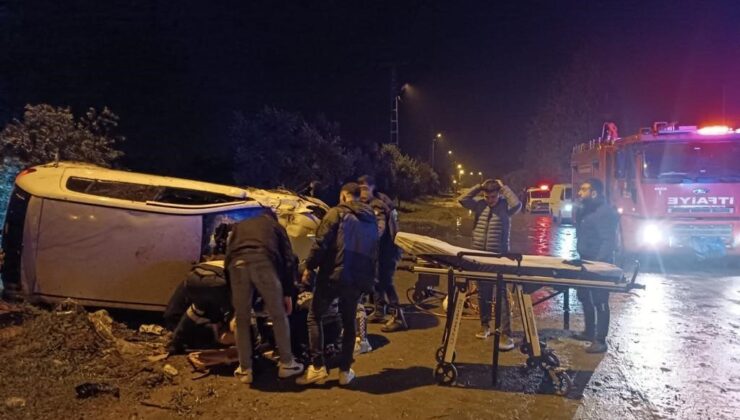 Erzin’de trafik kazası: 2 yaralı