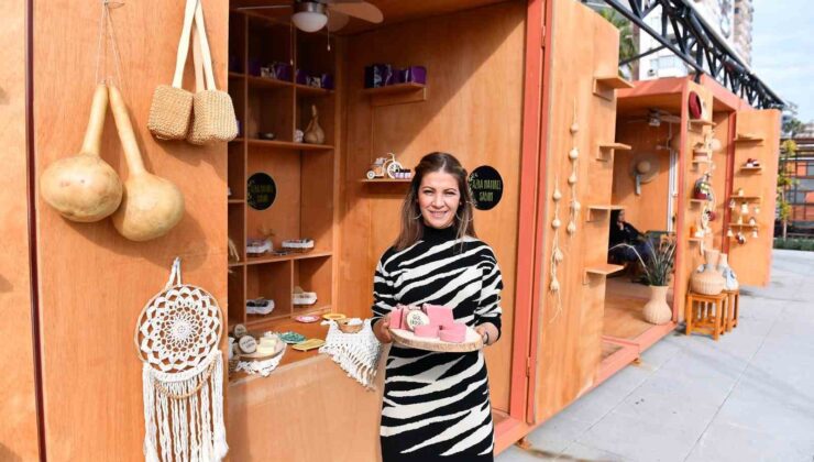 Evinde ürettiği sabunlar, gelir kapısı oldu