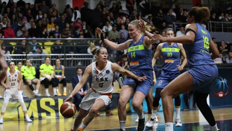 FIBA Kadınlar Avrupa Ligi: Çukurova Basketbol: 56 – USK Prag : 77