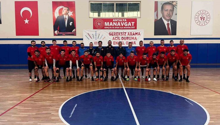 İşitme Engelliler Futsal A Milli Erkek Takımı, Kış Oyunlarına Antalya’da hazırlanıyor