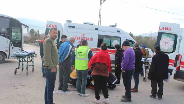 İskenderun’da otomobil motosiklete çarptı: 1 yaralı