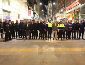 İskenderun’da polisler yeni yıla iş başında girdi