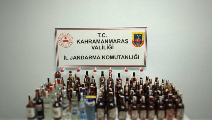 Kahramanmaraş’ta sahte içki operasyonuna 1 gözaltı