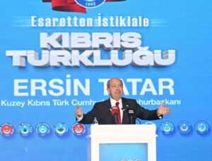 KKTC Cumhurbaşkanı Tatar:” Doğu Akdeniz’de bağımsız bir Türk devleti olan KKTC, anavatanıyla uyum içerisinde”