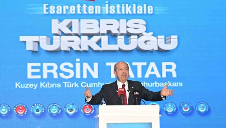 KKTC Cumhurbaşkanı Tatar:” Doğu Akdeniz’de bağımsız bir Türk devleti olan KKTC, anavatanıyla uyum içerisinde”