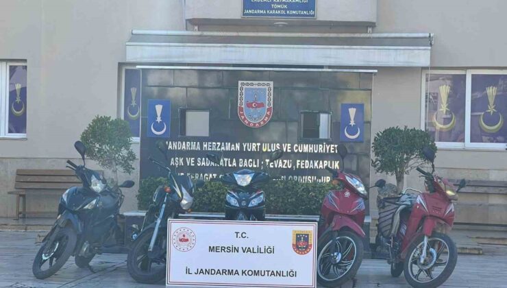 Mersin Erdemli’de motosiklet hırsızı yakalanıp tutuklandı