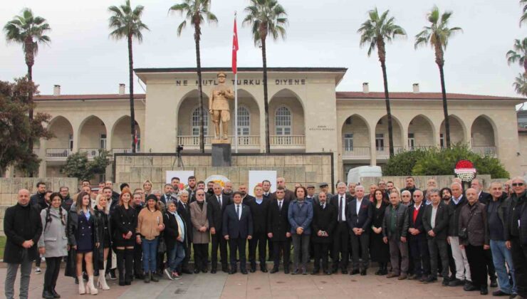 Mersin’de 10 Ocak Çalışan Gazeteciler Günü kutlandı