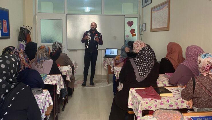 Mersin’de “En İyi Narkotik Polisi Anne” projesi eğitimleri sürüyor