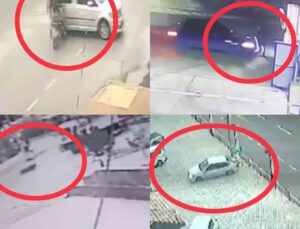 Mersin’de kaza anları kamerada: 1 ölü, 2 yaralı