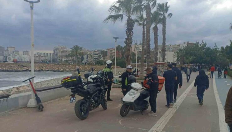 Mersin’de kural ihlali yapan bin 421 sürücüye ceza uygulandı