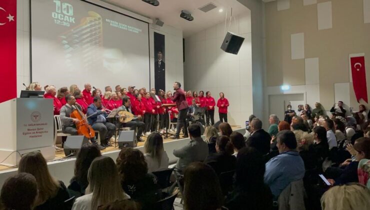 Mersin’de sağlık çalışanlarına moral konseri