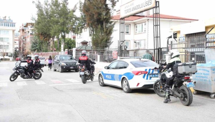 Okul çevreleri ve servisler denetlendi