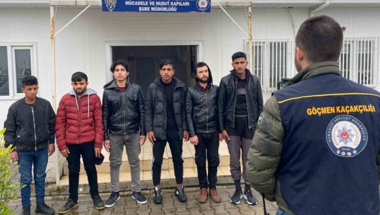 Osmaniye’de 6 düzensiz göçmen yakalandı
