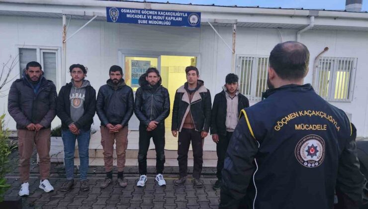 Osmaniye’de 6 kaçak göçmen yakalandı, 1 organizatör tutuklandı