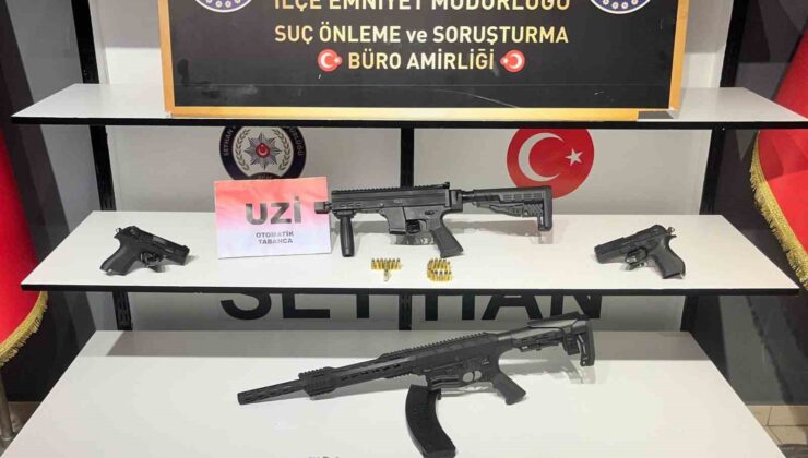Polis, baba ve oğlunun evine baskın yaptı, evden cephanelik çıktı