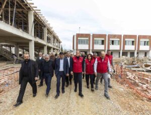 Seçer, lojistik merkezi çalışmalarını yerinde inceledi