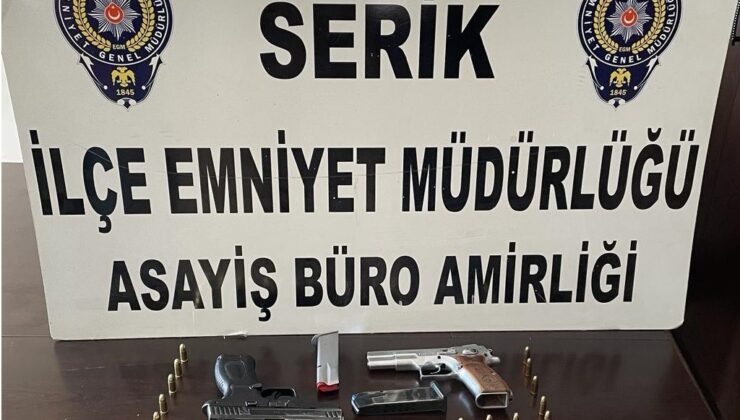 Serik’te aranan 38 şüpheli tutuklandı