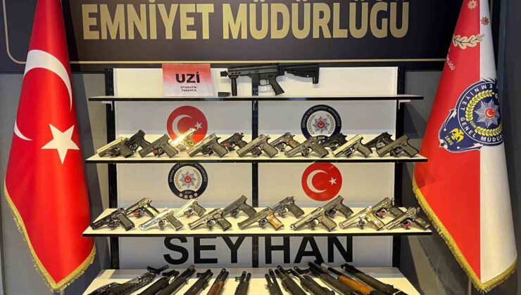 Seyhan’da polis 40 ruhsatsız silah ele geçirirken, aranan 278 kişiyi yakaladı