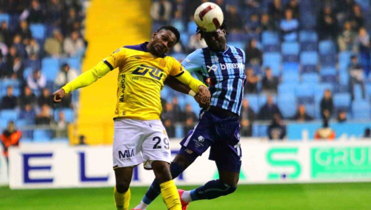 Trendyol Süper Lig: Y. Adana Demirspor: 0 – MKE Ankaragücü: 0 (İlk yarı)