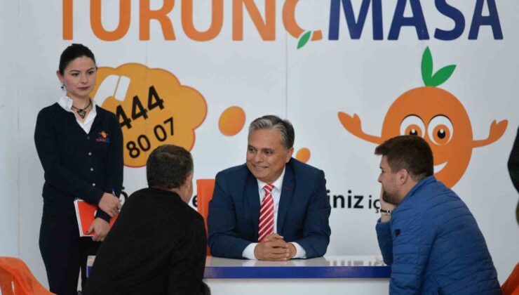 Turunç Masa’yla 185 bin 72 kişinin sorunu yerinde çözüldü