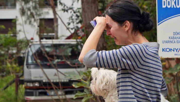 Yaşadığı evden çıkarılan Belarus uyruklu kadın gözyaşlarına boğuldu