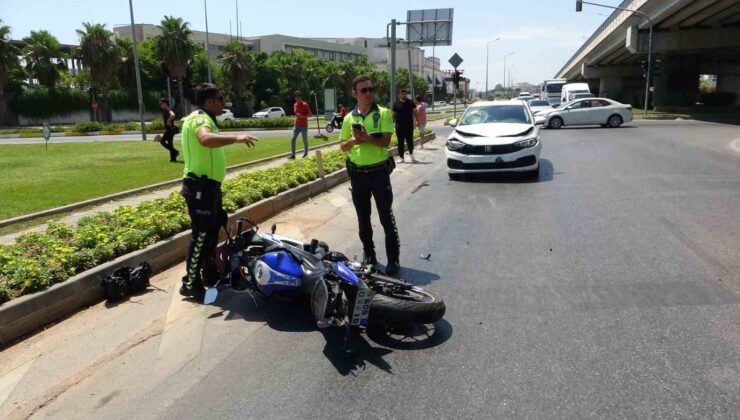 10 metrelik mesafede 2 kez kırmızı ışıkta geçti, hastanelik oldu