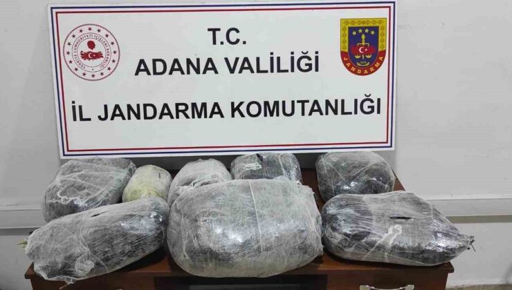 Adana’da 24 kilo 850 gram esrar ele geçirildi