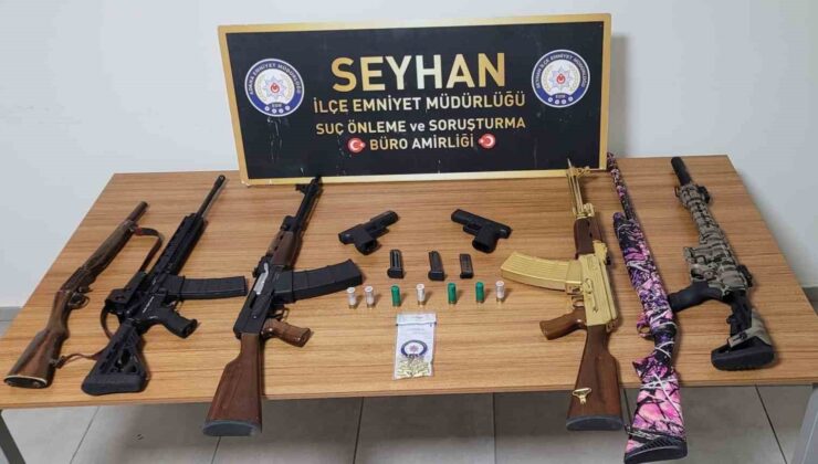 Adana’da havaya ateş açıp, sosyal medyadan paylaşan 4 kişi yakalandı