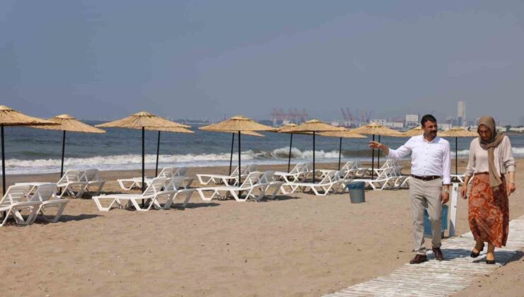 Akdeniz’in ilk halk plajı Karaduvar’da açıldı
