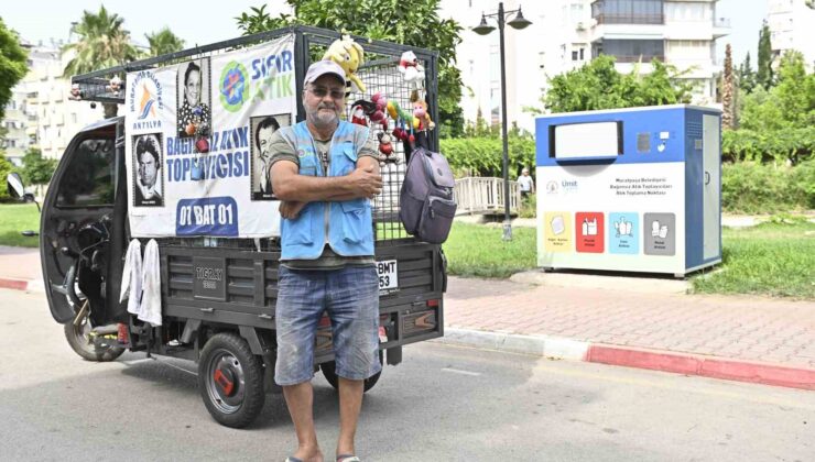 Akıllı konteynerlere bir ayda 350 kilo atık atıldı
