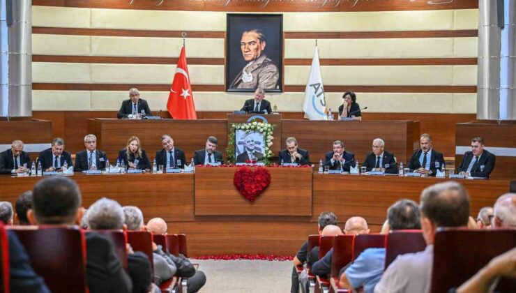 Ali Bahar’a, ATSO meclisinde veda