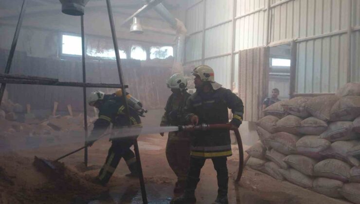 Antakya’da marangoz atölyesinde yangın çıktı