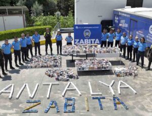 Antalya Büyükşehir Zabıtası 5 bin 807 adet sahte parfüme el koydu