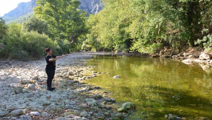 Antalya’da kuraklık Üzümdere ırmağını vurdu