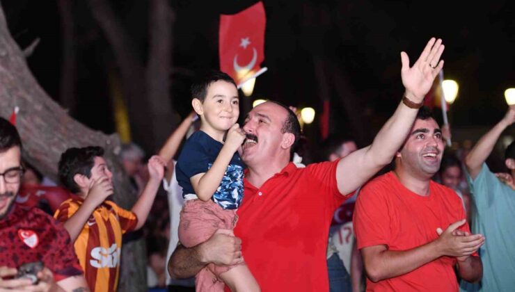 Antalya’da Türkiye-Avusturya maçı dev ekranda izlenecek